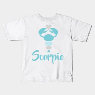 Scorpio Oct 23 - Nov 21 - Water sign - Zodiac symbols Kids T-Shirt